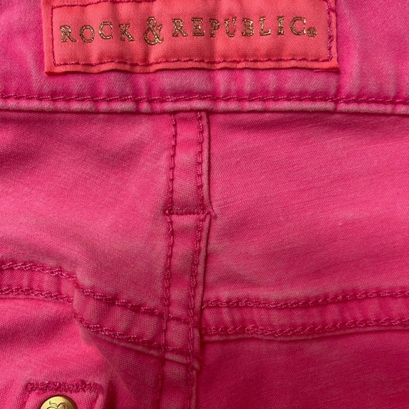 Rock n Republic size 10 pink velvet jeans Kashmere $110 - Picture 10 of 10